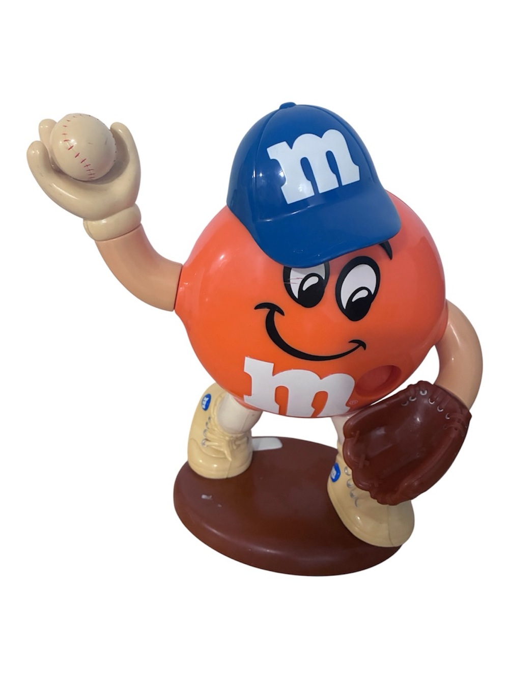 M&M's Orange Baseball Candy Dispenser